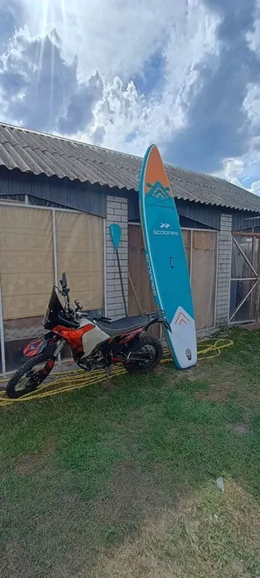 Sup-дошки. На березі Орелі в Обухівці.