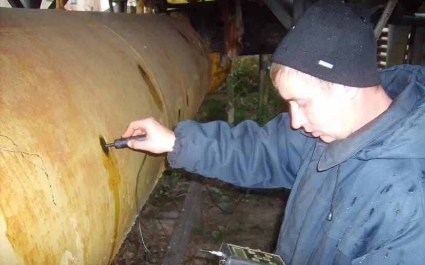 Вимірювання твердості зварного з'єднання або металевих з'єднань