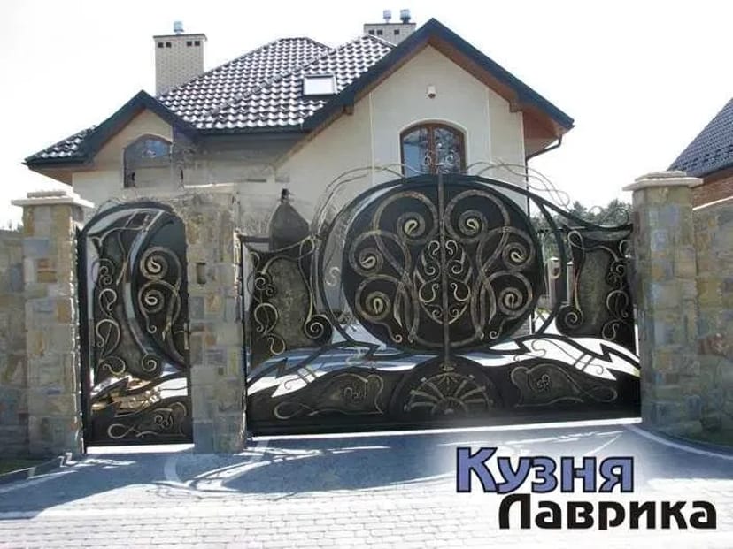 Ковка, ворота, брами, огорожі, перила, дашки, ковані вироби, решітки