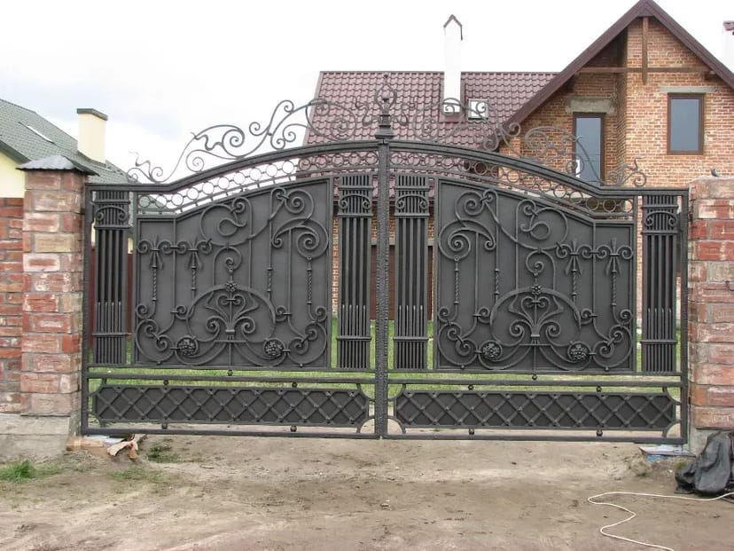 Ковка, ворота, брами, огорожі, перила, дашки, ковані вироби, решітки