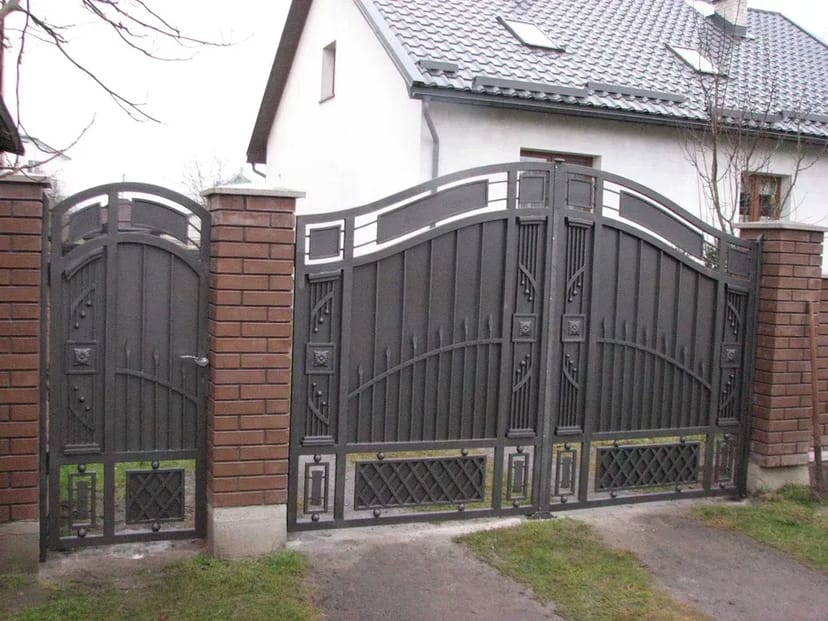 Ковка, ворота, брами, огорожі, перила, дашки, ковані вироби, решітки