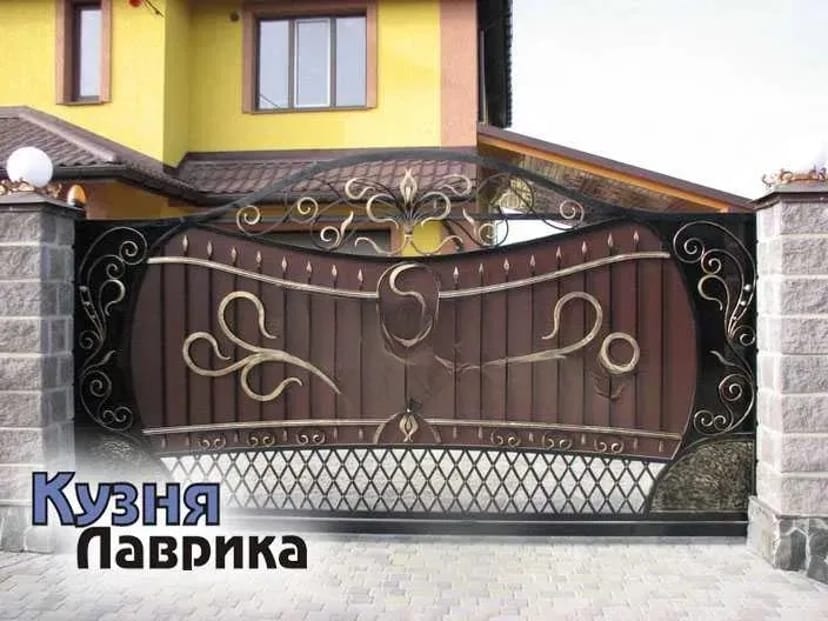 Ковка, ворота, брами, огорожі, перила, дашки, ковані вироби, решітки