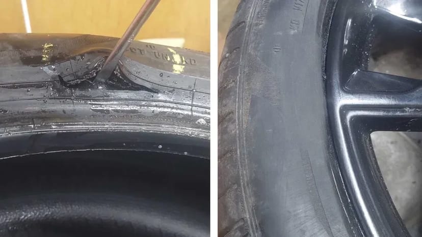 Ремонт шин. Ремонт бічних порізів. Видалення шишок. Є ГЕНЕРАТОР.