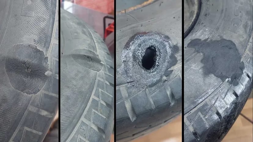 Ремонт шин. Ремонт бічних порізів. Видалення шишок. Є ГЕНЕРАТОР.