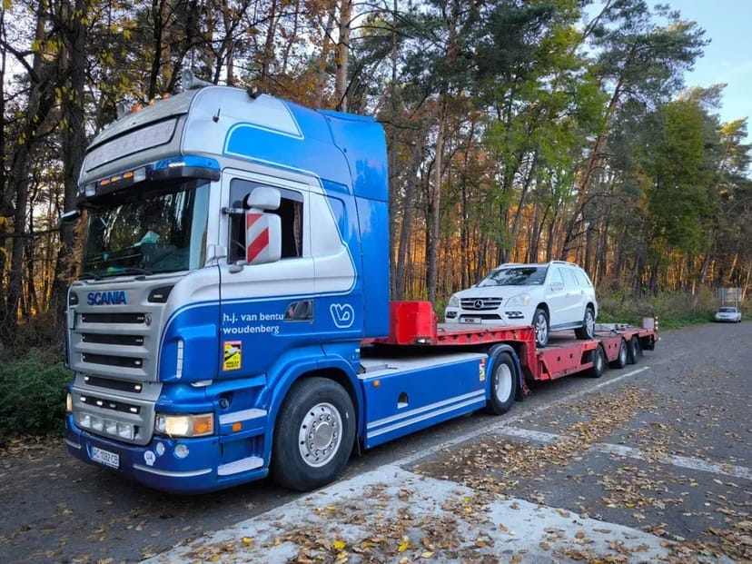 Послуги тралом, перевезення платформами до 30 т до 12м. Трал Тернопіль