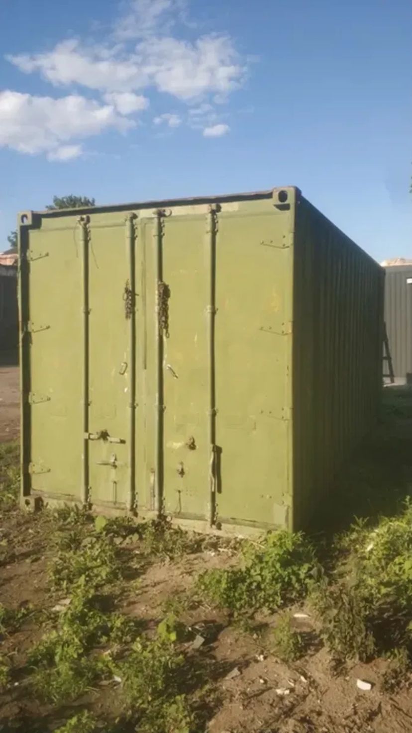 Морський контейнер 6×2,4 м (20 футів) для складу, дачі та бізнесу