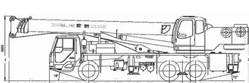 Гідравлічний 100 тонний автокран Zoomlion QY100H-3 