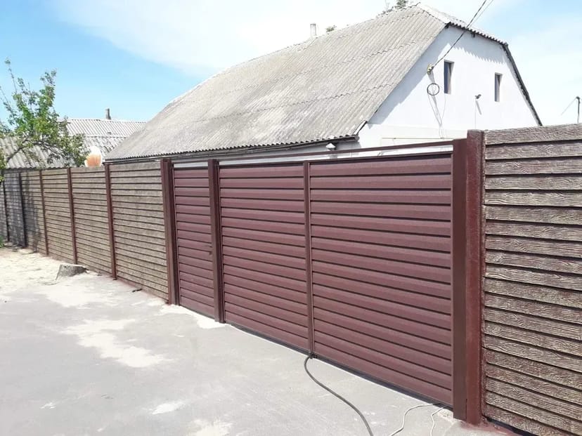 Ворота, хвіртки, європаркан, встановлення євроогорож, тротуарна плитка.