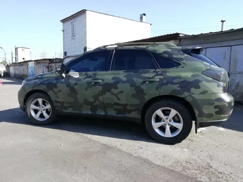 Пленка камуфляжная на авто (продажа, монтаж). Камуфляж