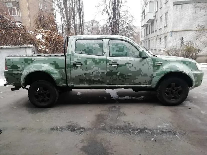 Пленка камуфляжная на авто (продажа, монтаж). Камуфляж