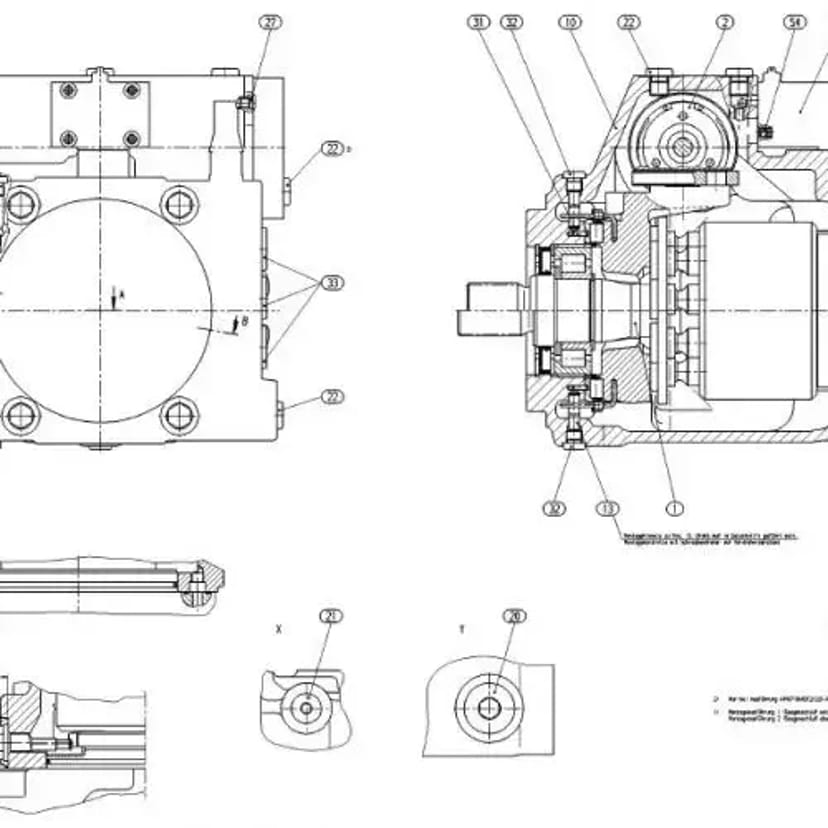 Ремонт насосів Bosch Rexroth A4VG28, A4VG40, A4VG56, A4VG71, A4VG90, A4VG125, A4VG180, A4VG250