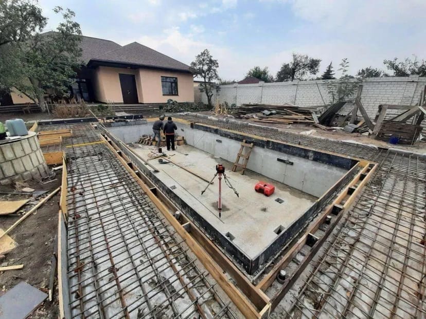 Бетонні роботи Фундамент Вимощення Армопояс Подрорна стіна