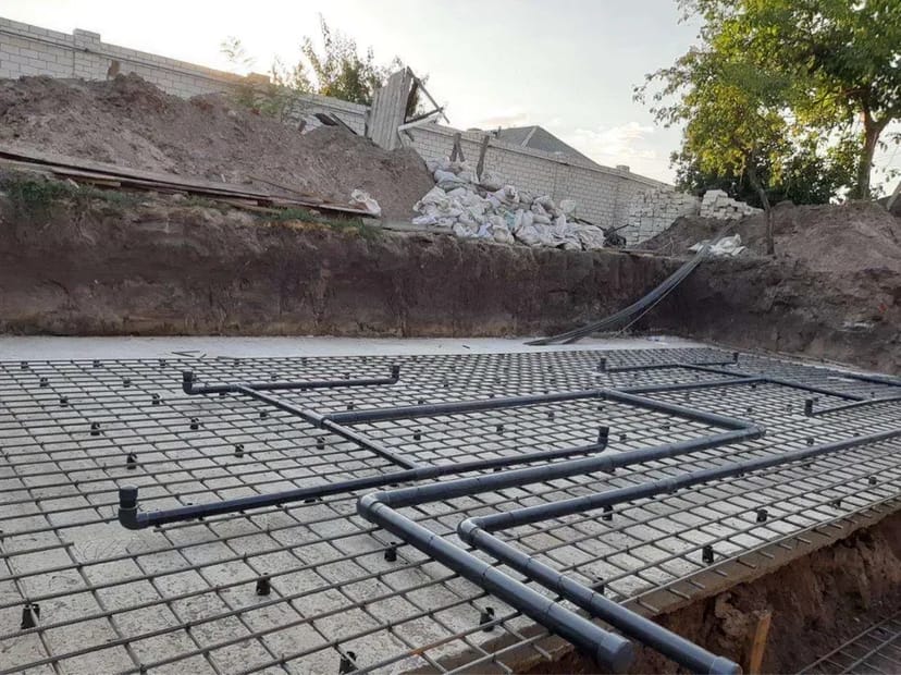 Бетонні роботи Фундамент Вимощення Армопояс Подрорна стіна
