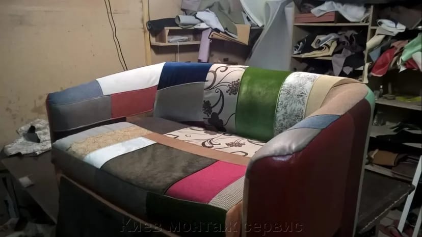 Перетяжка та ремонт м'яких меблів, стиль "Pagework"