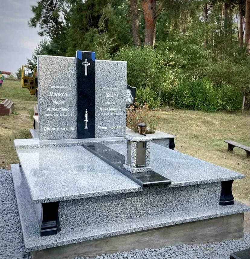 Гранітні пам'ятники європейські. Виготовлення та встановлення гранітних пам'ятників.