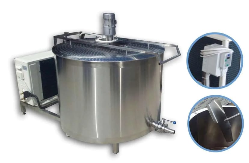 Охолоджувачі молока відкритого типу від вітчизняного виробника ТОВ Агро Фрост