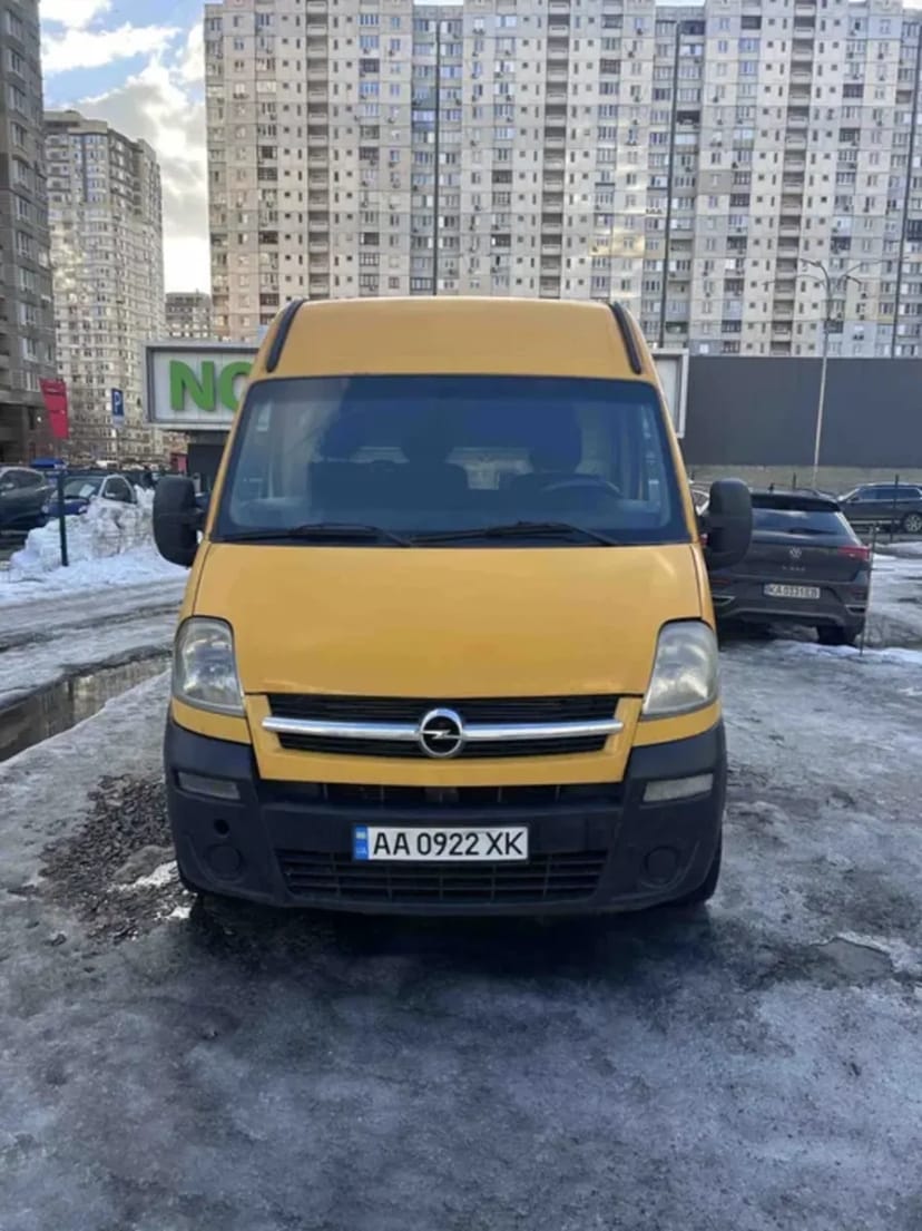 Бус Opel Movano для роботи і доставки