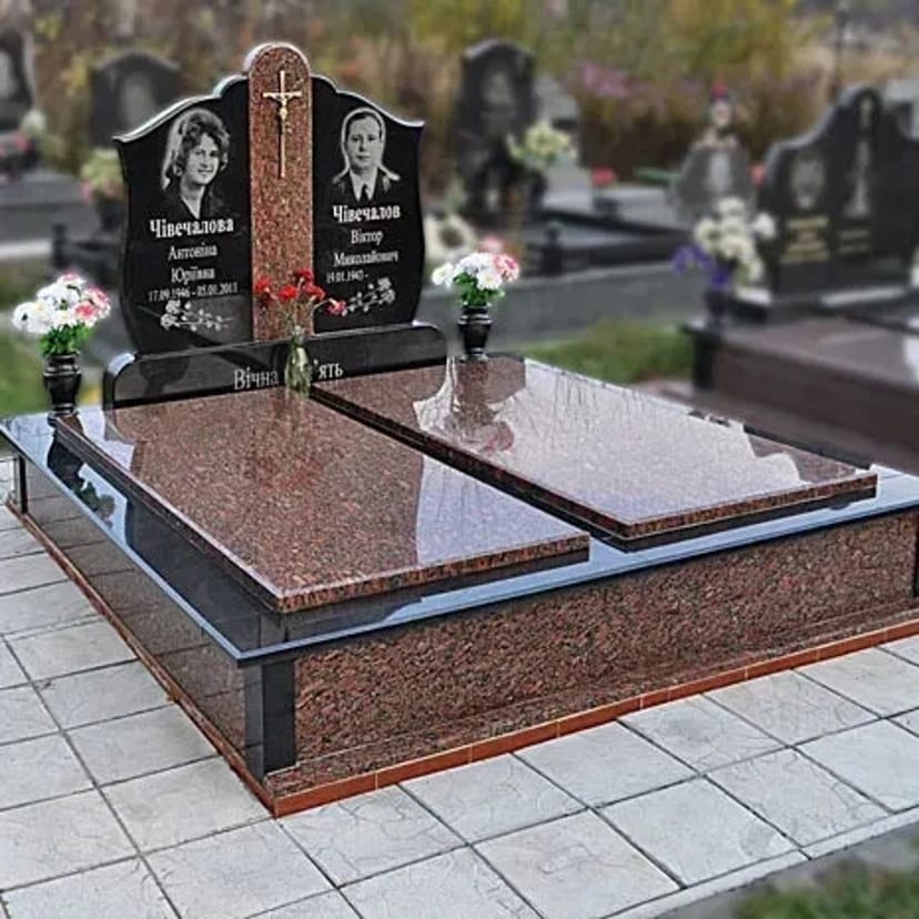 Гранітні памятники з бетону, виготовлення