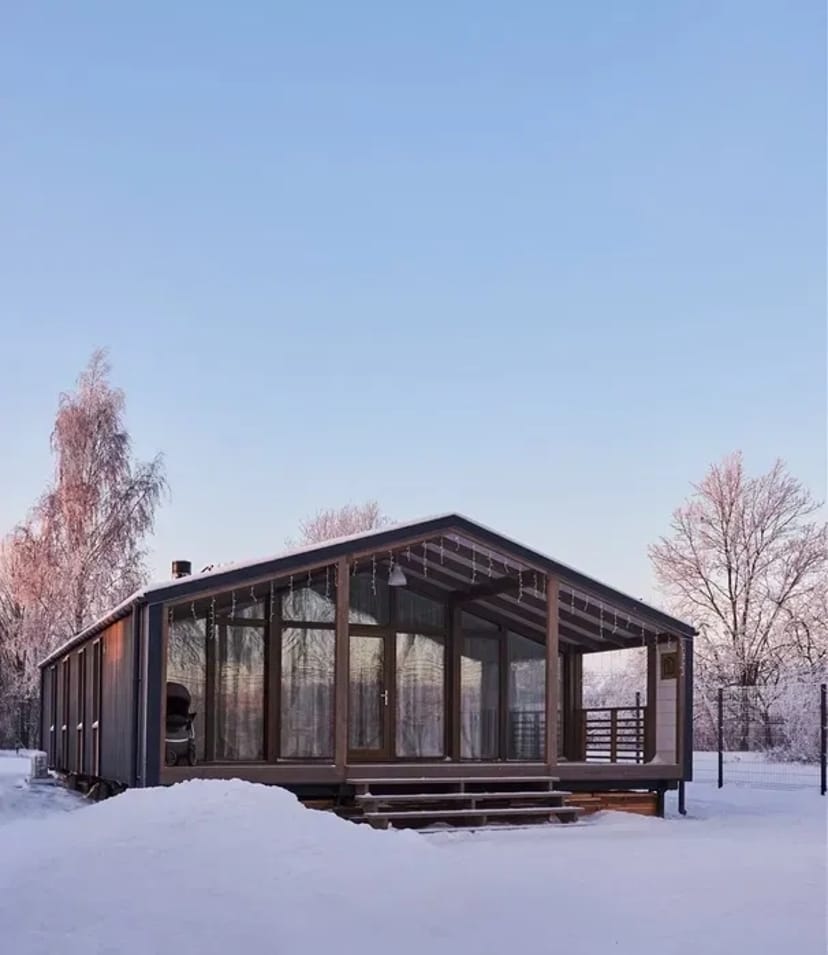 Модульний будинок для постійного проживання та комерції