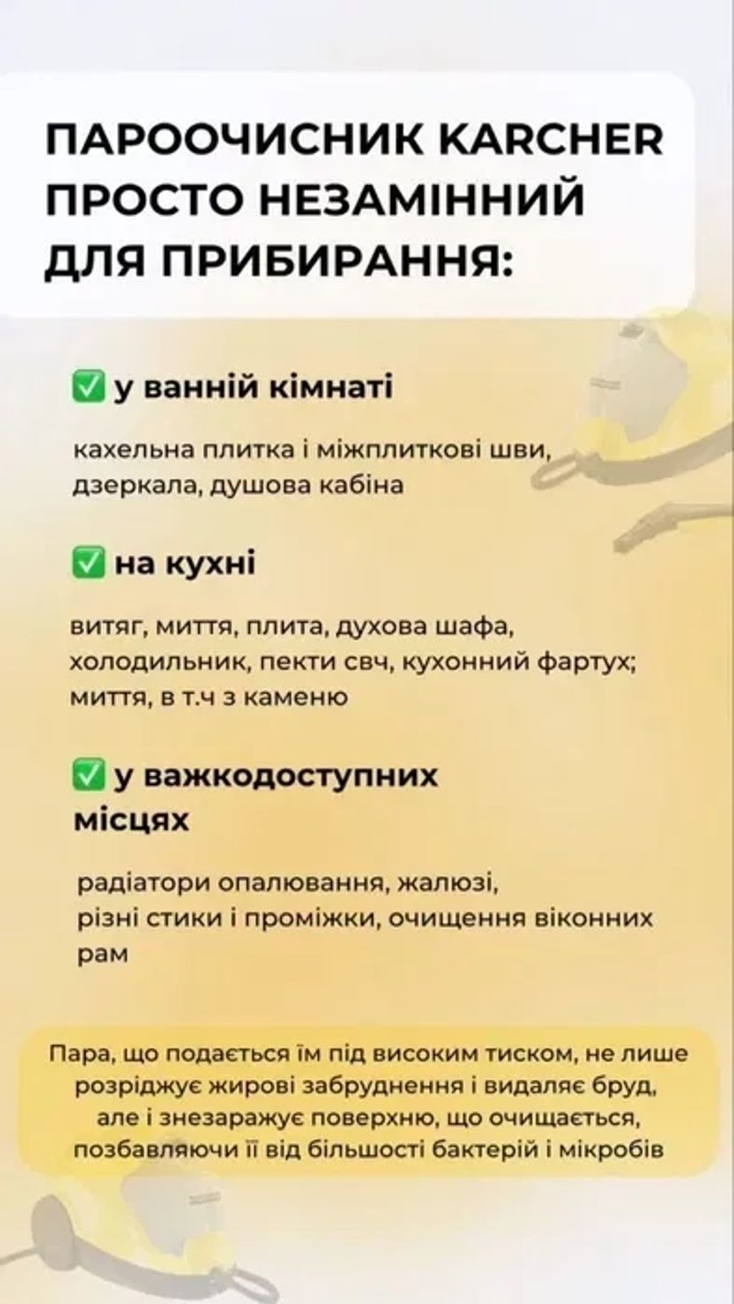 Пароочисник Karcher