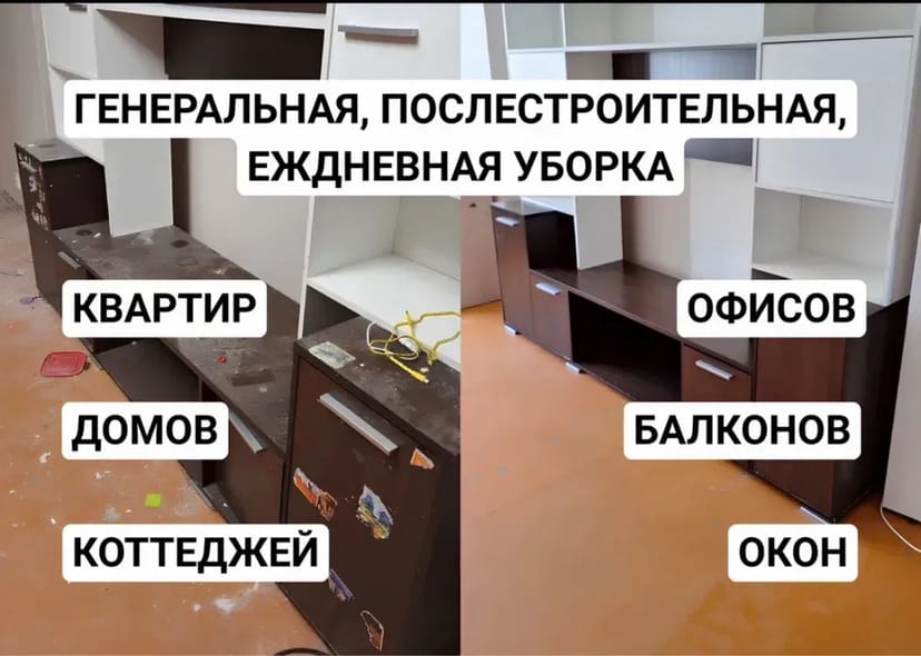 Прибирання будь-якої складності від 800. Оцінка по відео. Чи не фірма. Весь Харків