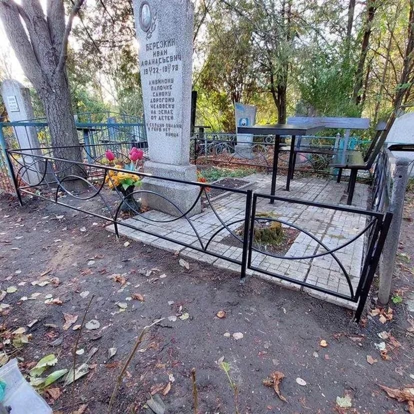 Оградки из металла на кладбище недорого и качественно