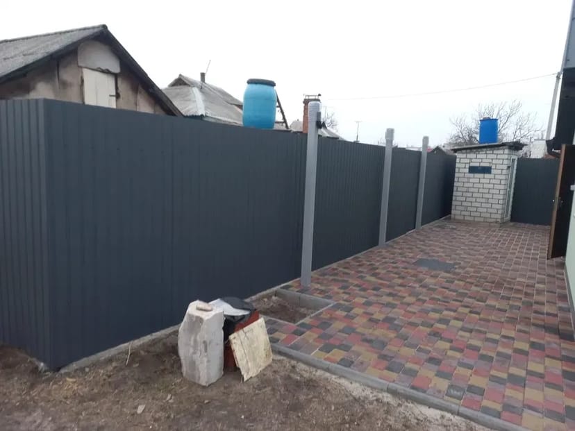 Установка парканів, виготовлення воріт, хвірток, навісів