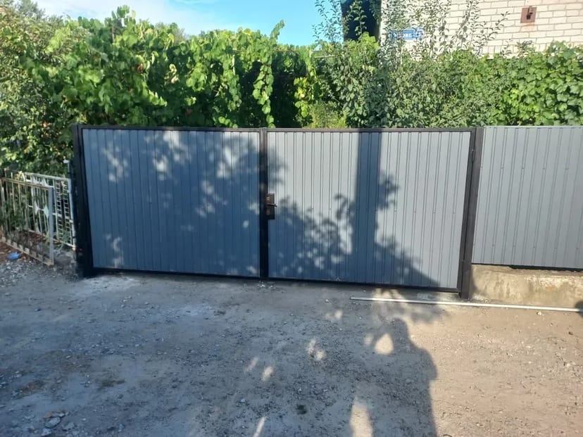 Установка парканів, виготовлення воріт, хвірток, навісів