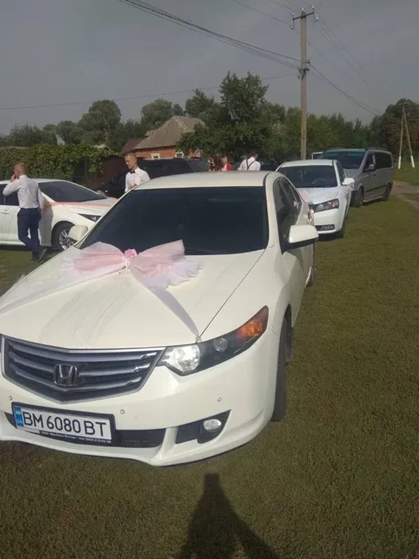 Авто для весілля Хонда акорд 8