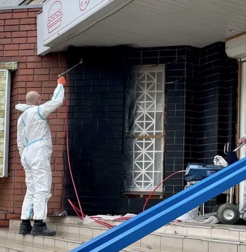 Фарбування офісів, складу, ангару, фасаду, магазинів Харків Миття дахів