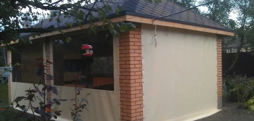 Пошиття. М'які вікна (штори) з ПВХ тканини