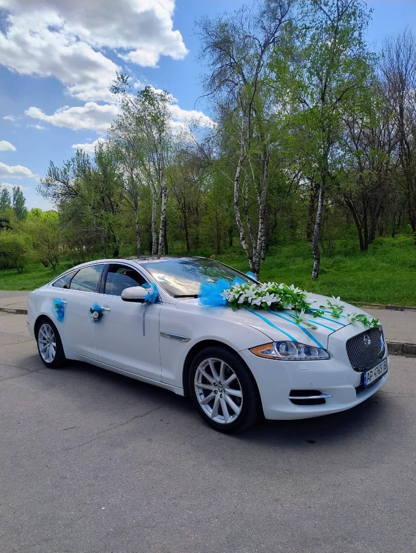 Jaguar XJ, весільне авто, автомобіль на весілля