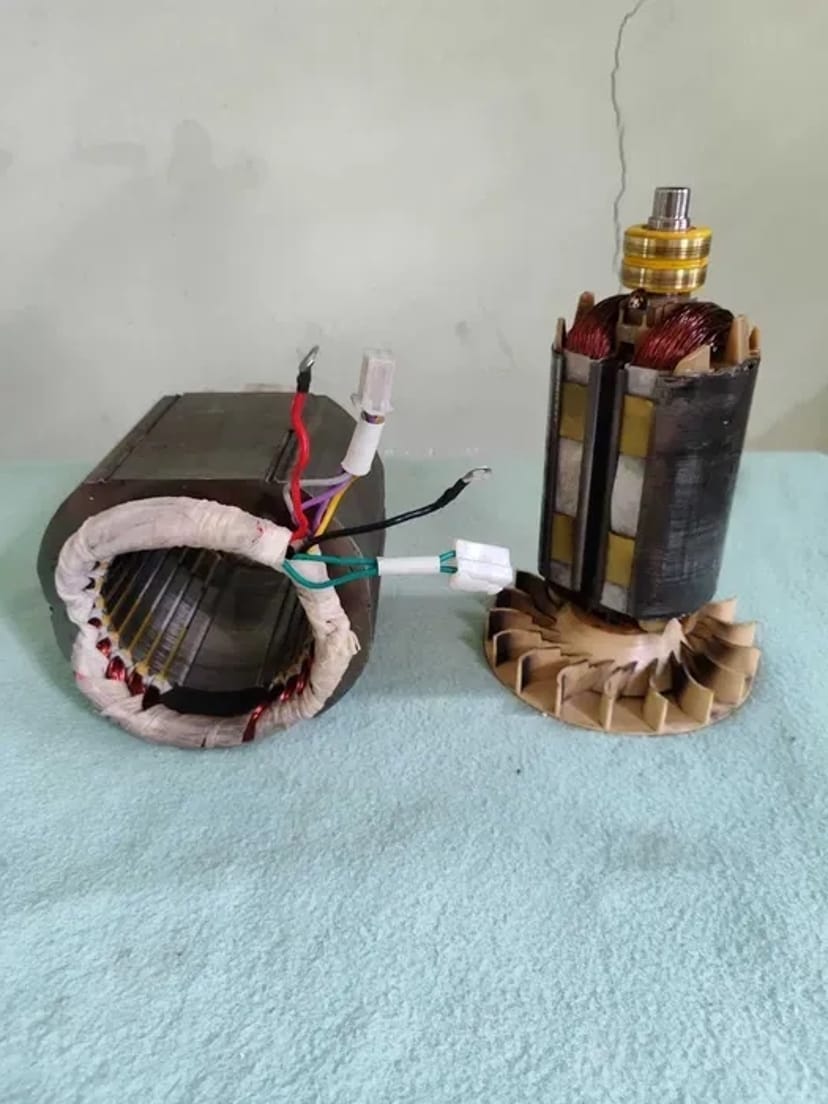 Перемотування електродвигунів будь-якої складності.