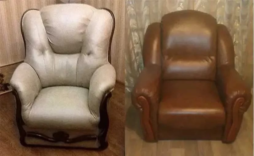 Перетяжка офісних крісел, диванів, узголів'я, сидінь для мотоциклів