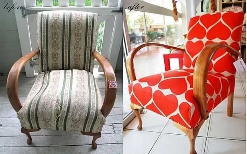 Перетяжка офісних крісел, диванів, узголів'я, сидінь для мотоциклів