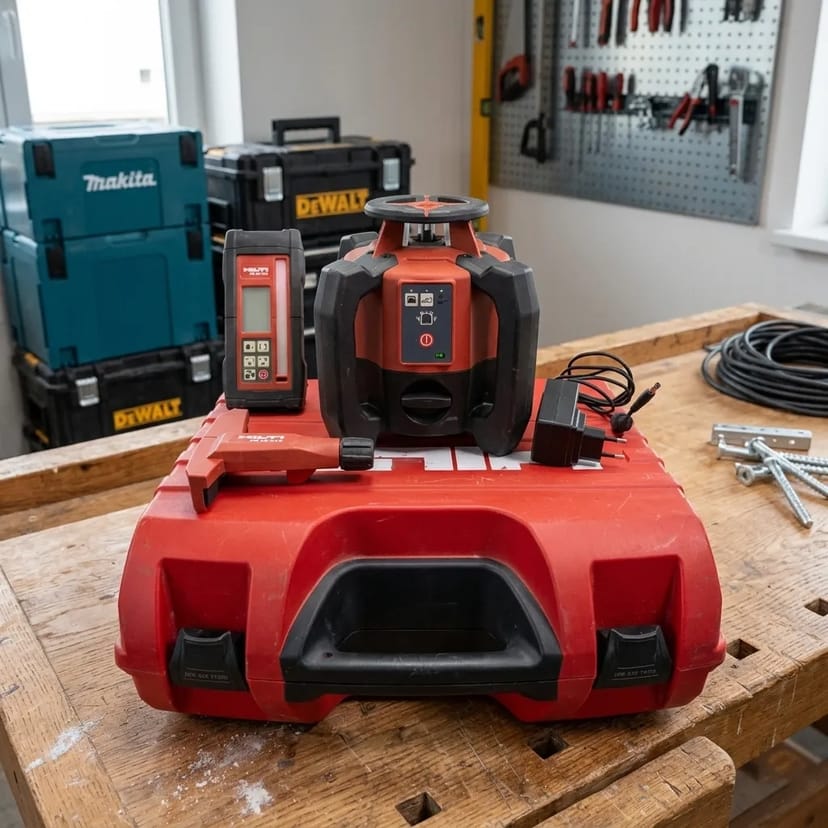 Ротаційний лазерний нівелір Hilti PR 30-HVS A12 на штативі