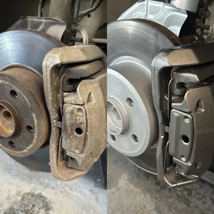 Покраска супортов тормозных дисков