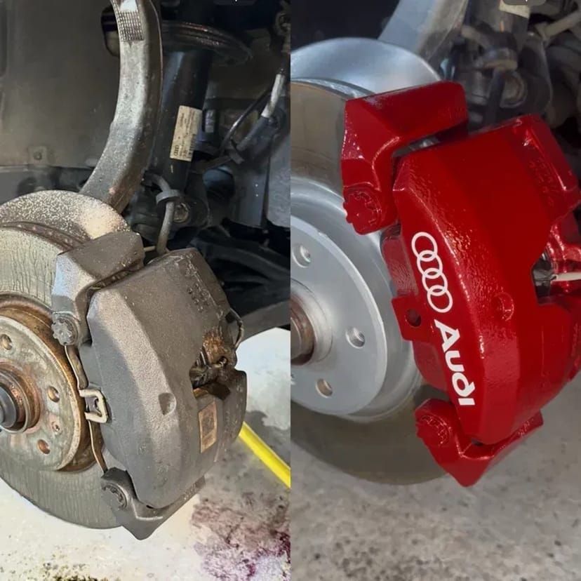 Покраска супортов тормозных дисков