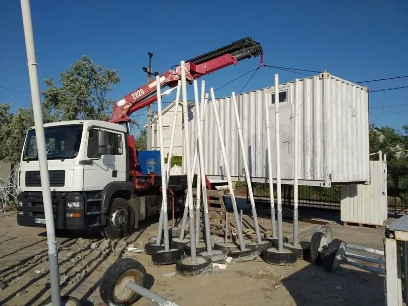Мощный кран манипулятор, стрела 16.8м. Нал/Безнал с НДС.