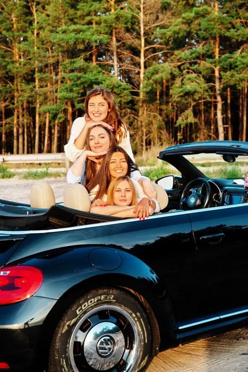 391 Volkswagen Beetle жук кабріолет чорний без водія