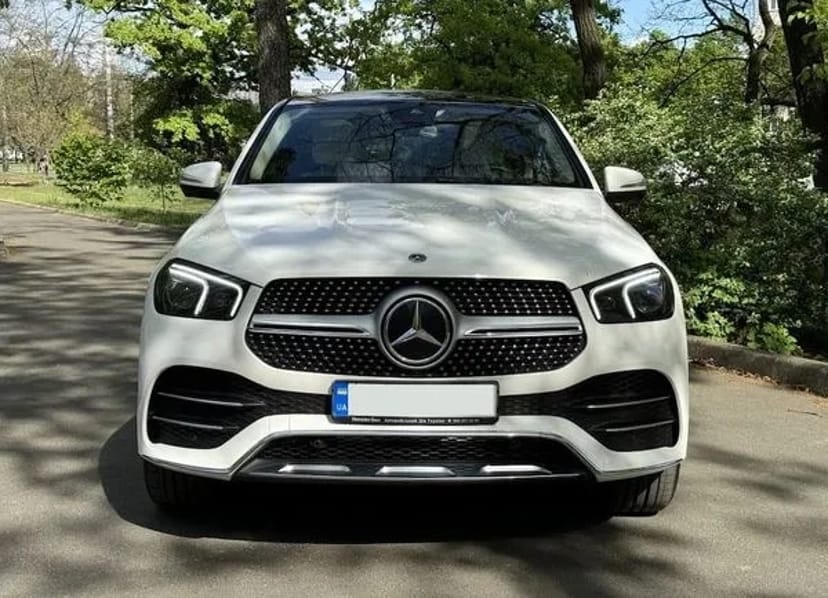 244 Авто на весілля Mercedes Benz Gle AMG Coupe білий