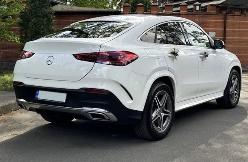 244 Авто на весілля Mercedes Benz Gle AMG Coupe білий