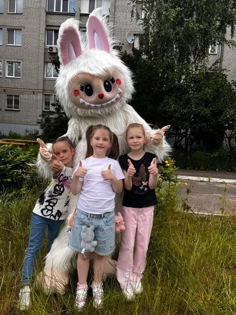 Аніматор Дабубу Привітання Житомир /Пес Патрон/Білий Зайчик/