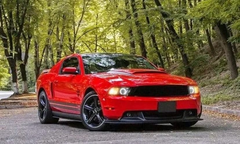 269 Ford Mustang GT Sport червоний на зйомки фото київ