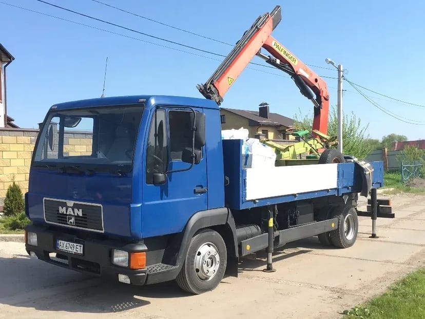 Послуги Крана-маніпулятора MAN .Доставка маніпулятором