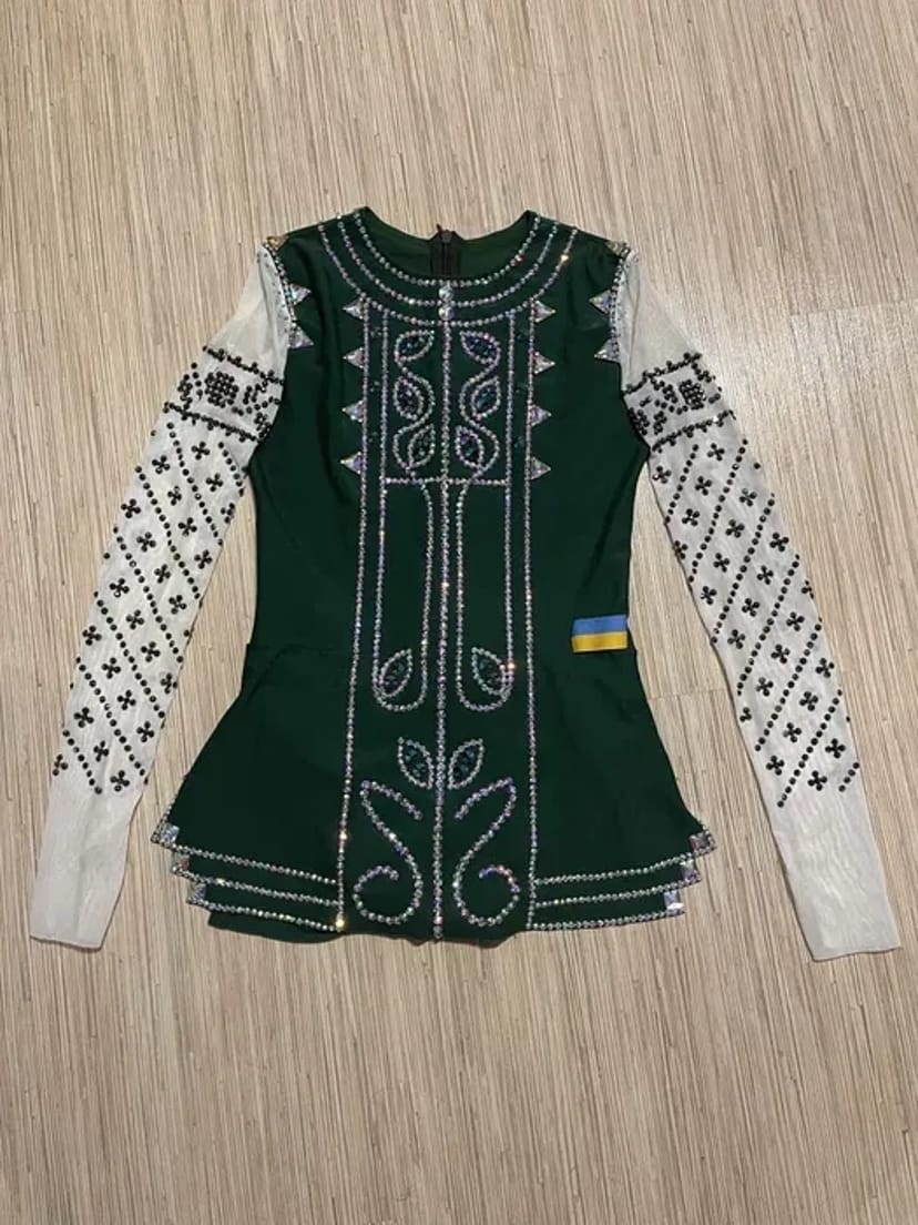 Купальник для художньої гімнастики на 12-14 років.