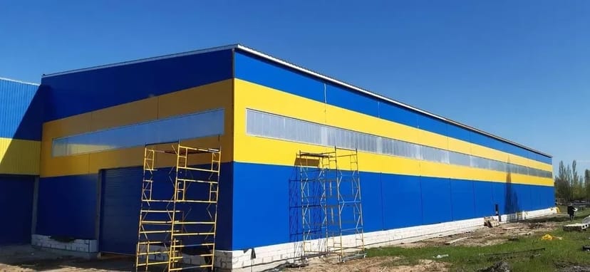 Сендвіч панелі, послуги з монтажу будівель