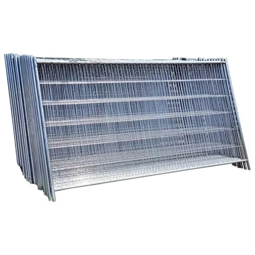 Виготовлення тимчасових будівельних огорож. Переносні тимчасові огорожі на бетонних блоках для організації місць проведення будівельних робіт