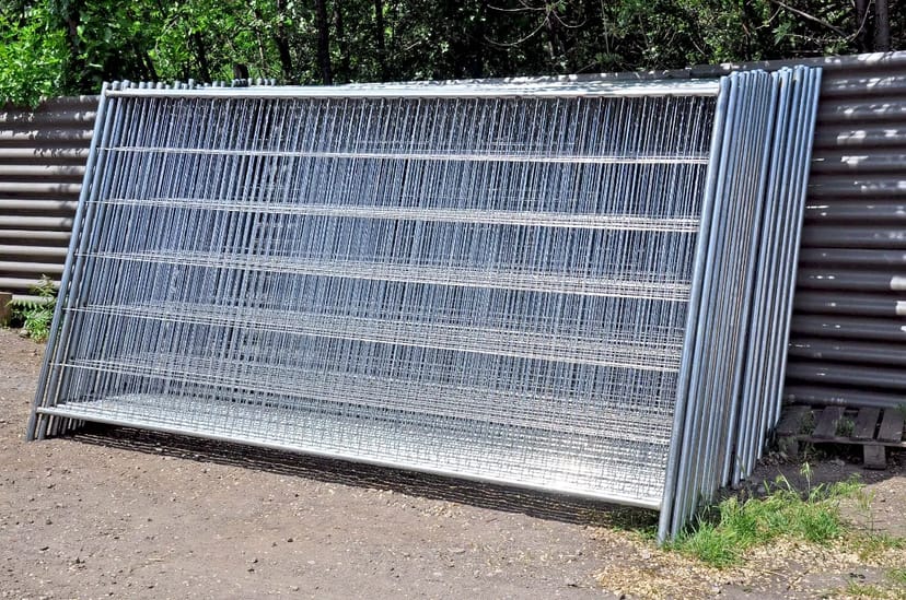 Виготовлення тимчасових будівельних огорож. Переносні тимчасові огорожі на бетонних блоках для організації місць проведення будівельних робіт