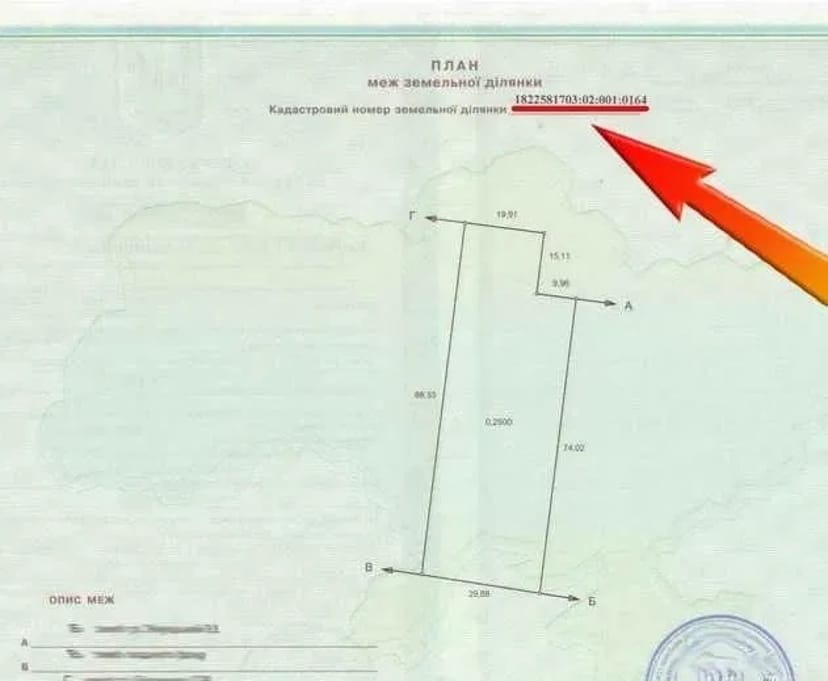 Присвоєння кадастрового номера
